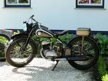 PUCH-Motorrad, steht für die nächste Ausfahrt schon bereit; 150604