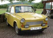 Trabant, gesehen beim Ortsjubiläum von Eiterfeld-Großentaft im Juni 2015