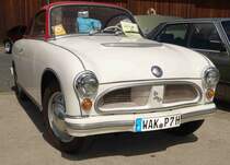 Sachsenring P70 Coupe, Bj. 1959, ausgestellt beim Ortsjubiläum von Eiterfeld-Großentaft im Juni 2015