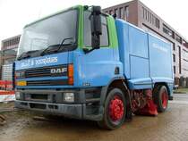 DAF 65 180 ATI am 09.12.2008 in der Nähe von Findel (Lux.)