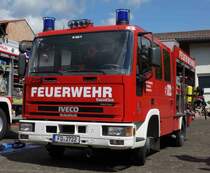 Iveco tector der Feuerwehr Großentaft, ausgestellt beim Ortsjubiläum von Eiterfeld-Großentaft im Juni 2015