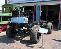 Das Chassie eines IFA W50 LA mit Ballonbereifung (Niederdruckbereifung) im IFA-Museum Nordhausen 06.06.205