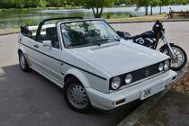 . VW Golf I Cabrio aufgenommen am 12.07.2015.