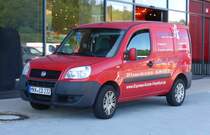 Fiat Doblo von  Express-Kurier-Frankfurt, gesehen in Biebergemünd im Juli 2015