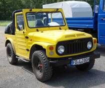 Suzuki LJ 80, gesehen bei der Oldtimerausstellung der  Alten Zylinder  Hilders im Juni 2015