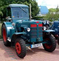Hanomag R28, gesehen bei der Oldtimerausstellung der  Alten Zylinder  Hilders im Juni 2015