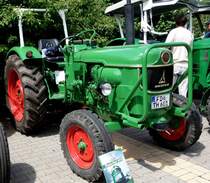 Deutz, gesehen bei der Oldtimerausstellung der  Alten Zylinder  Hilders im Juni 2015