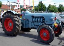 Eicher, gesehen bei der Oldtimerausstellung der  Alten Zylinder  Hilders im Juni 2015