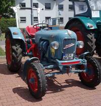 Eicher Tiger, gesehen bei der Oldtimerausstellung der  Alten Zylinder  Hilders im Juni 2015