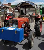 Güldner G25, gesehen bei der Oldtimerausstellung der  Alten Zylinder  Hilders im Juni 2015