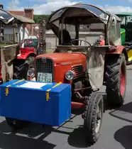 Güldner G25, gesehen bei der Oldtimerausstellung der  Alten Zylinder  Hilders im Juni 2015