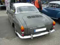 Heckansicht eines VW Typ 14 Karmann-Ghia Coupe. 1955 - 1973. Oldtimertreffen an der  Alten Dreherei  am 20.06.2015.