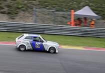 Mitzieher der Nr.149 Uwe Reich (Solingen) Marc-Uwe von Niesewand (Hamburg) Audi 50, YT Rennen 1 beim Youngtimer Festival Spa am 19.7.2015