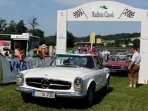MB-SL230,Bj.1964; am Start zur Wertungsfahrt der 10.Wadholz-Classic; 150719