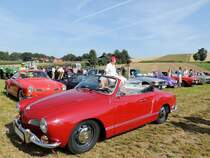 VW-Karmann-Ghia Typ14 im Duell; bei der 10.Wadholz-Classic; 150719