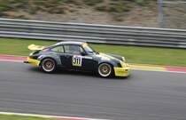 Porsche 911 3,0l RSR, mitgezogen wärend des YT Rennen 2 beim Youngtimer Festival Spa am 19.7.2015