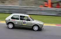 VW Golf 1 GTI, mitgezogen wärend des YT Rennen 2 beim Youngtimer Festival Spa am 19.7.2015