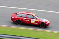 Alfa Romeo Alfetta GTV, mitgezogen wärend des YT Rennen 2 beim Youngtimer Festival Spa am 19.7.2015