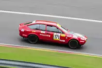 Alfa Romeo Alfetta GTV, mitgezogen wärend des YT Rennen 2 beim Youngtimer Festival Spa am 19.7.2015