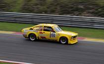 Opel Kadett C Coupe, mitgezogen wärend des YT Rennen 2 beim Youngtimer Festival Spa am 19.7.2015