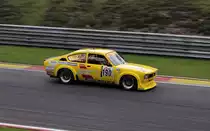 Opel Kadett C Coupe, mitgezogen wärend des YT Rennen 2 beim Youngtimer Festival Spa am 19.7.2015