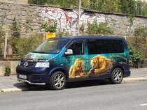 VW T5 am 23.07.2015 in Chemnitz.