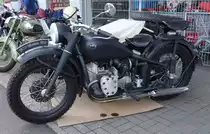 M72 Mosotov, Bj. 1954, ausgestellt bei der Oldtimerausstellung der  Alten Zylinder  Hilders im Juni 2015