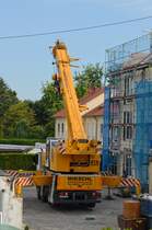 Liebherr LFT 1060-4.1, die Arbeit beginnt, Gersthofen, 24.07.2015