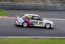 Startnummer 442 BMW M3, mitgezogen wärend des YT Rennen 2 beim Youngtimer Festival Spa am 19.7.2015