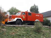 Magirus Deutz Merkur LF16 mit Metzaufbau beim Auktionshaus Vonau. Mal sehen wer sich das Schätzchen schnappt. 23.07.2015 in Chemnitz.