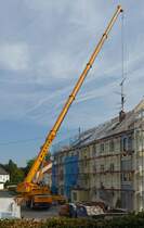 Liebherr LFT 1060-4.1 in Aktion, Gersthofen, 24.07.2015
