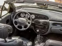 Interieur des Renault Mégane I Coupé. Aufnahmezeit: 27.06.2015