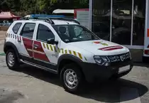 Dacia Duster der Feuerwehr (Katastrophenschutz), aufgenommen am 27.06.2015