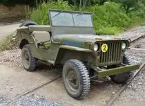 . Willy's Jeep gesehen bei der  Journée de la vieille carosserie  im Fond de Gras. 26.07.2015