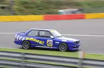 Startnummer 452, BMW M3, mitgezogen wärend des YT Rennen 2 beim Youngtimer Festival Spa am 19.7.2015