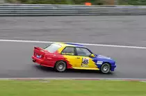 Startnummer 465, BMW M3, mitgezogen wärend des YT Rennen 2 beim Youngtimer Festival Spa am 19.7.2015