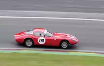 Nr.19 Marcos 1800 GTS, Bj.1964, mitgezogen beim Dunlop FHR Langstreckencup, Youngtimer Festival Spa am 19.7.2015