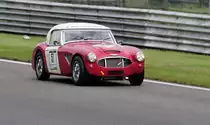 Nr.51,Austin Healy 3000 MK 2, Bj.1961 mitgezogen beim Dunlop FHR Langstreckencup, Youngtimer Festival Spa am 19.7.2015