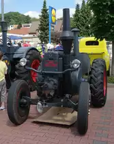 Lanz, ausgestellt bei der Oldtimerausstellung der  Alten Zylinder  Hilders im Juni 2015