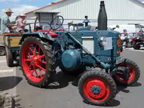 Lanz, ausgestellt bei der Oldtimerausstellung der  Alten Zylinder  Hilders im Juni 2015