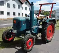 Lanz, ausgestellt bei der Oldtimerausstellung der  Alten Zylinder  Hilders im Juni 2015