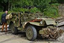 . Auch dieser Dodge Lkw war zu bei der  Journée de la vieille carosserie  im Fond de Gras am 26.07.2015 gekommen