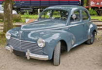 . Peugeot 203 war zu der  Journée de la vieille carosserie  im Fond de Gras am 26.07.2015 gekommen.