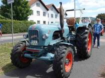 Eicher Mammut, ausgestellt bei der Oldtimerausstellung der  Alten Zylinder  Hilders im Juni 2015