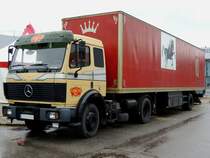 MB-1426 samt Auflieger, im Einsatz für ein Cirkusunternehmen; 150503