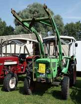 Deutz 4006, gesehen bei der Oldtimerausstellung in Gudensberg, Juli 2015