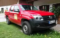 VW Amarok von  SCHWAB-Bau , gesehen in Bischofswiesen im Juli 2015