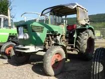 Deutz D 5506 beim 9. Oldtimer- und Schleppertreffen in Piesport, 01.08.2015