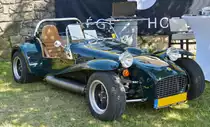 . Lotus Seven Martin Serie 1, Bj 1991, 2 Ltr ford Motor, 5 Gang Geriebe, gesehen bei der Vintage Cars & Bikes 2015 in Steinfort. 02.08.2015