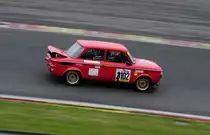 Startnummer 102 NSU TT, mitgezogen wärend des YT Rennen 1, beim Youngtimer Festival Spa am 19.7.2015